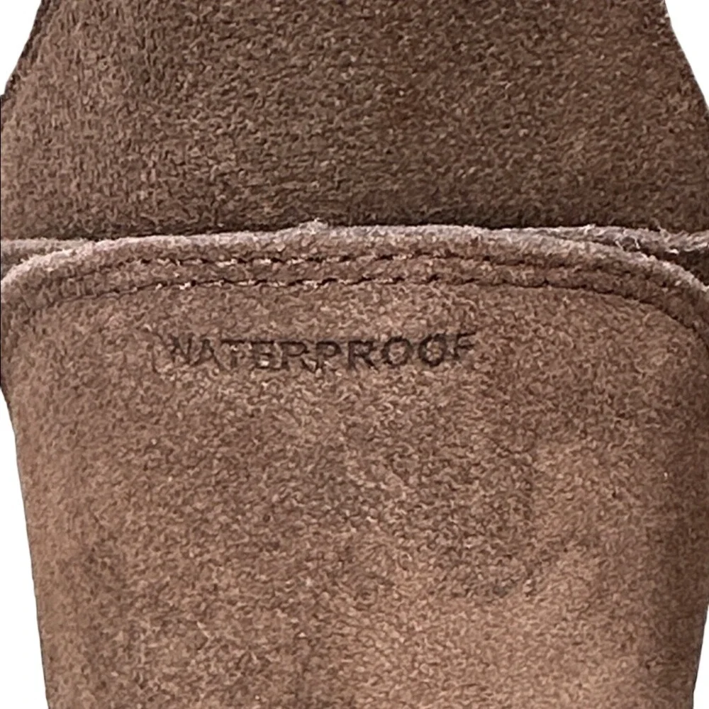 Columbia Waterproof Thermal Reflective Suede Faux‎ Fur Boots Size 10.5 Brown